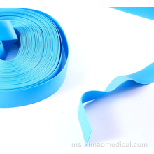 Blue One-Time Gunakan Tourniquet Flat Roll Dikenakan